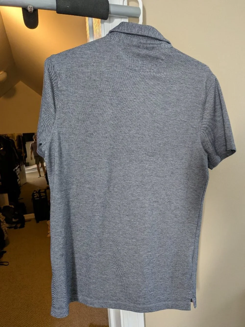 Banana Republic Grey Polo Shirt